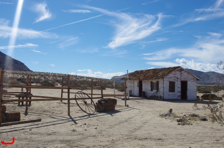 Remote farm house with corals